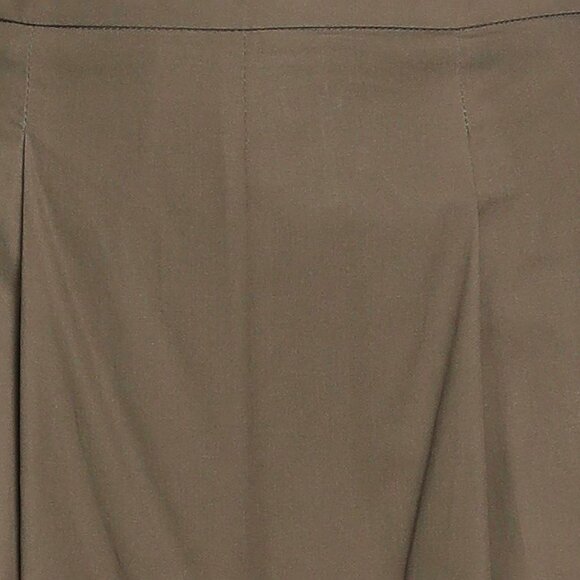 MJM 100% Cotton Two-tone brown and yellow wide leg casual pants - Picture 4 of 13